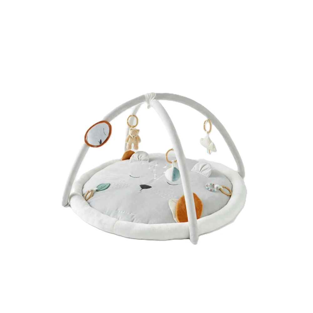 Tapis D'éveil Kendi En Veloudoux Gris 1 Tapis D'éveil Kendi En Veloudoux Gris