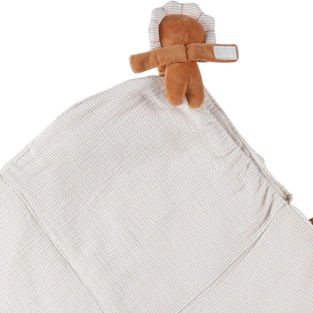 Couverture D'éveil En Mousseline De Coton Lion 3 Couverture D'éveil En Mousseline De Coton Lion – Image 3