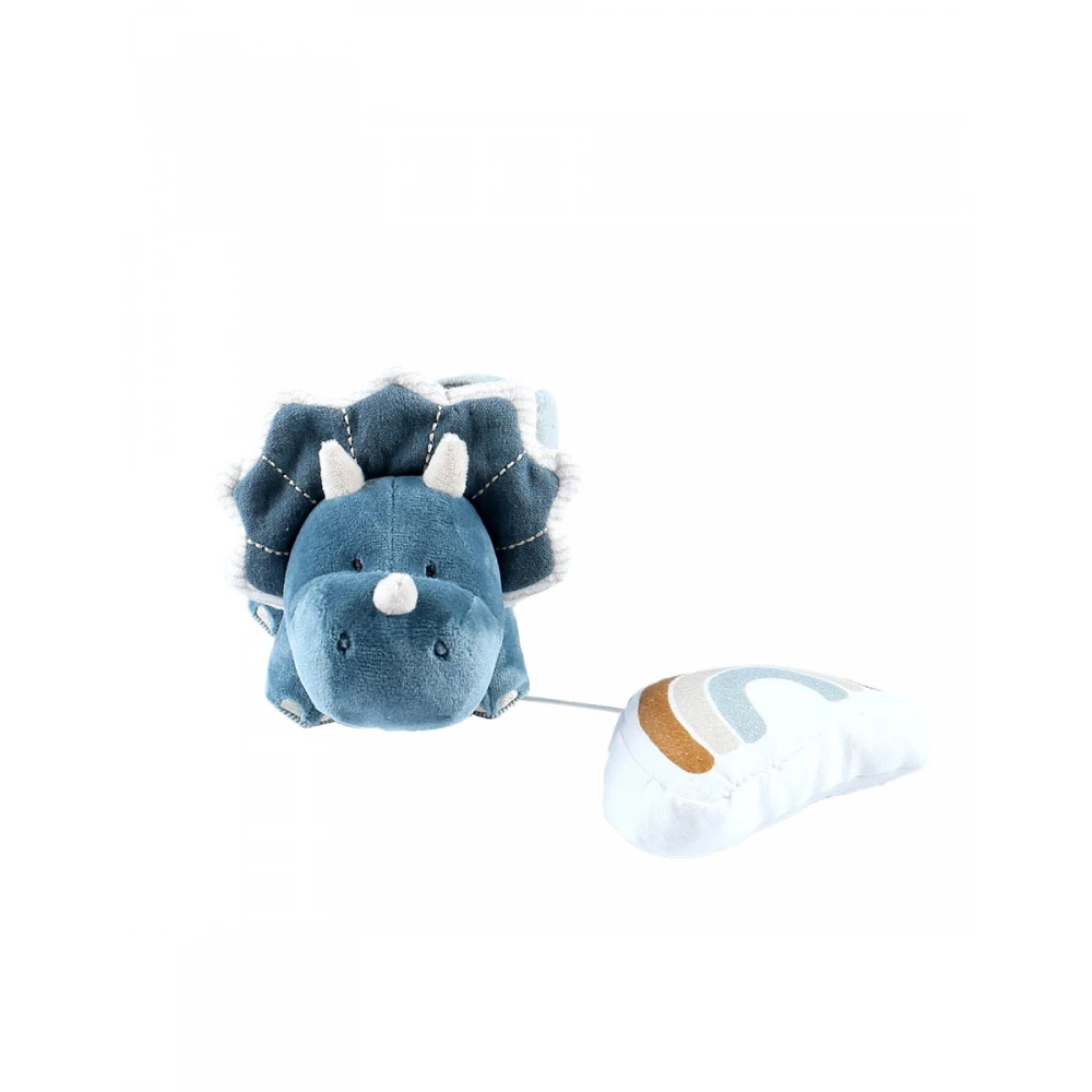 Mini Peluche Musicale Tricératops Ops Bleu 2 Mini Peluche Musicale Tricératops Ops Bleu – Image 2