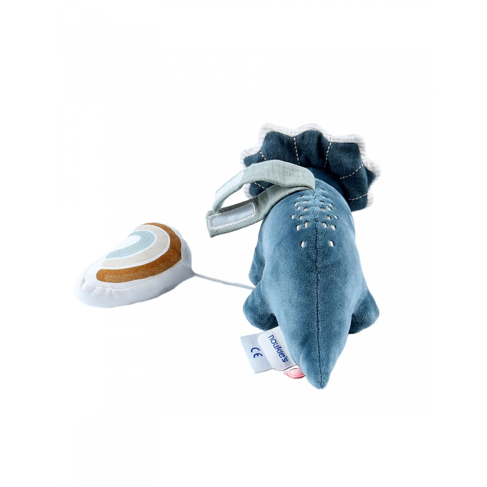 Mini Peluche Musicale Tricératops Ops Bleu 3 Mini Peluche Musicale Tricératops Ops Bleu – Image 3