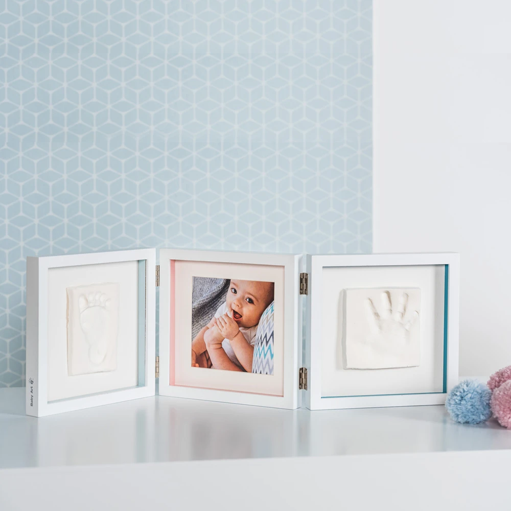 Cadre Empreinte Bébé 3 Volets My Baby Style Blanc 3 Cadre Empreinte Bébé 3 Volets My Baby Style Blanc – Image 3