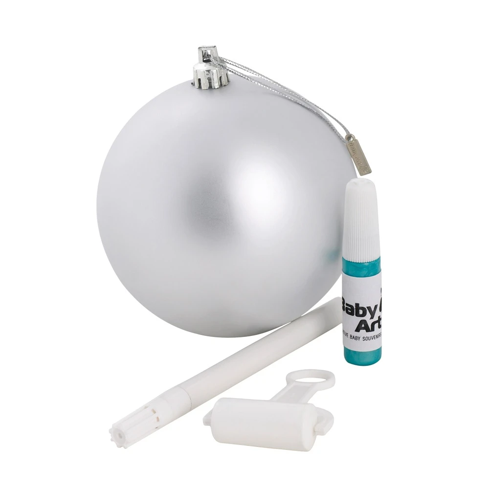 Boule De Noël Empreinte Argenté 2 Boule De Noël Empreinte Argenté – Image 2