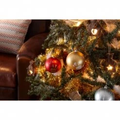 Boule De Noël Empreinte Argenté 9 Boule De Noël Empreinte Argenté -Allobébé at021238545 4