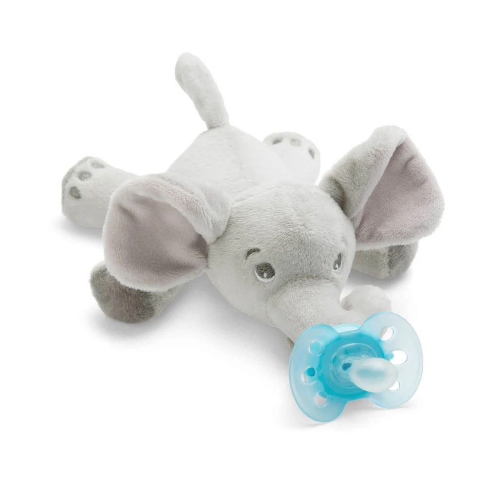 Doudou Sucette Eléphant 0-6 Mois 1 Doudou Sucette Eléphant 0-6 Mois
