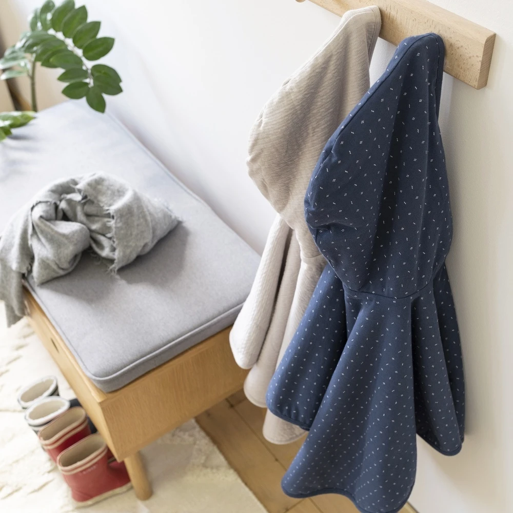 Poncho Pour Siège Auto Teddy Et Gaze De Coton Cadum Sand 3 Poncho Pour Siège Auto Teddy Et Gaze De Coton Cadum Sand – Image 3