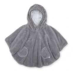 Poncho Pour Siège Auto Teddy Et Gaze De Coton Cadum Gris