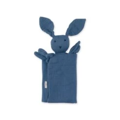 Doudou Lange Lapin Bleu Foncé 7 Doudou Lange Lapin Bleu Foncé -Allobébé ay083400373 3