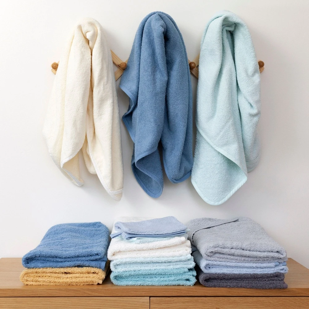 Sortie De Bain Enfant Bleu Minéral 2 Sortie De Bain Enfant Bleu Minéral – Image 2