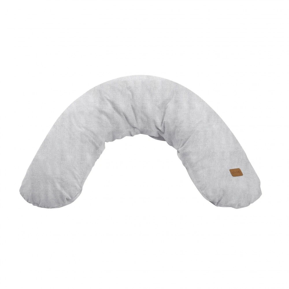 Beaba Coussin D'allaitement Big Flopsy Chambray Gris 1 Beaba Coussin D'allaitement Big Flopsy Chambray Gris