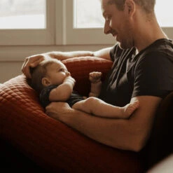 Beaba Coussin D'allaitement Big Flopsy Fleur De Coton Brique -Allobébé bb020176004 2