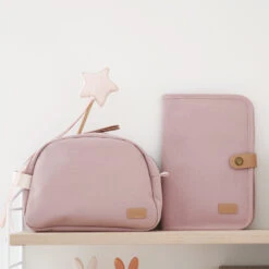 Beaba Protège Carnet De Santé Canvas Rose Poudré -Allobébé bb021003126 4