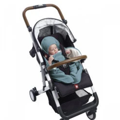 Beaba Couverture Babynomade Double Polaire 0-6m Bleu Baltique Et Blanc 8 Beaba Couverture Babynomade Double Polaire 0-6m Bleu Baltique Et Blanc -Allobébé bb040080103 3