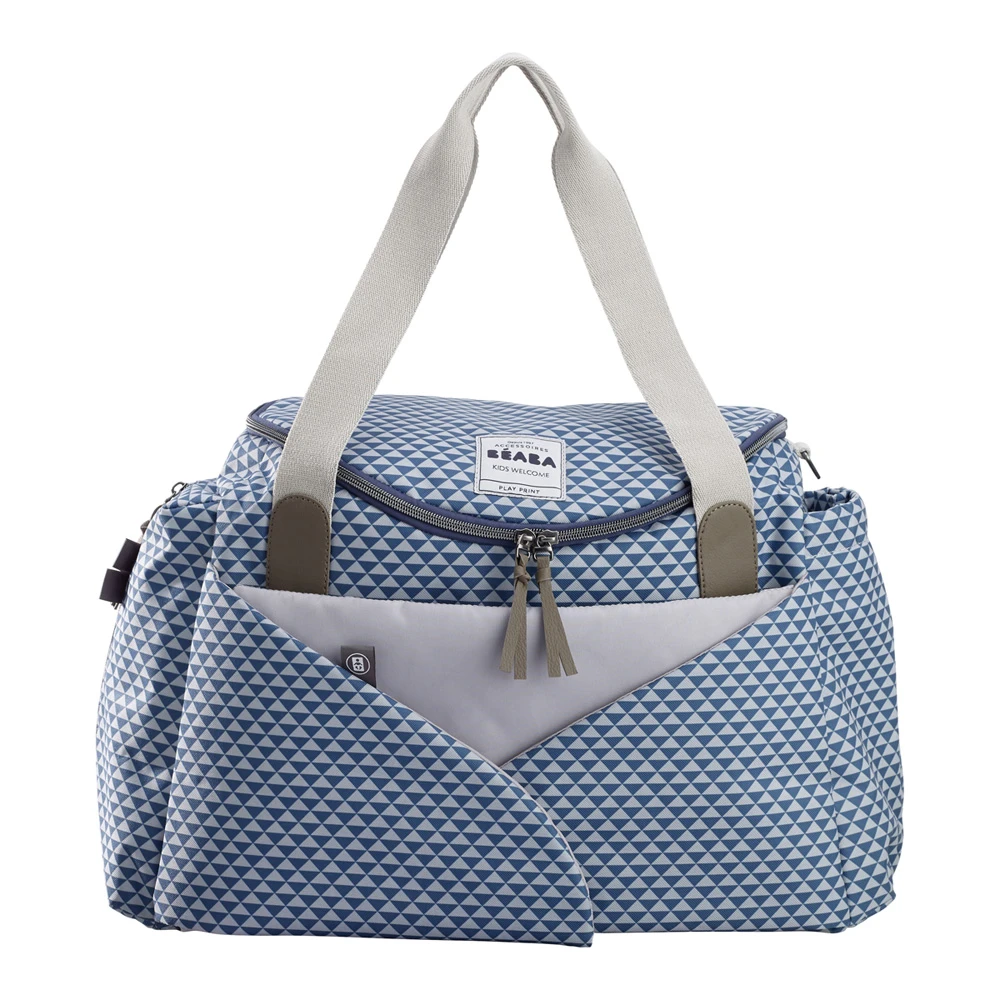 Beaba Sac à Langer Sydney 2 Play Print Blue 1 Beaba Sac à Langer Sydney 2 Play Print Blue