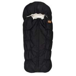 Beaba Chancelière Poussette Imperméable 6-24 Mois Noire Polaire Intérieure Blanche