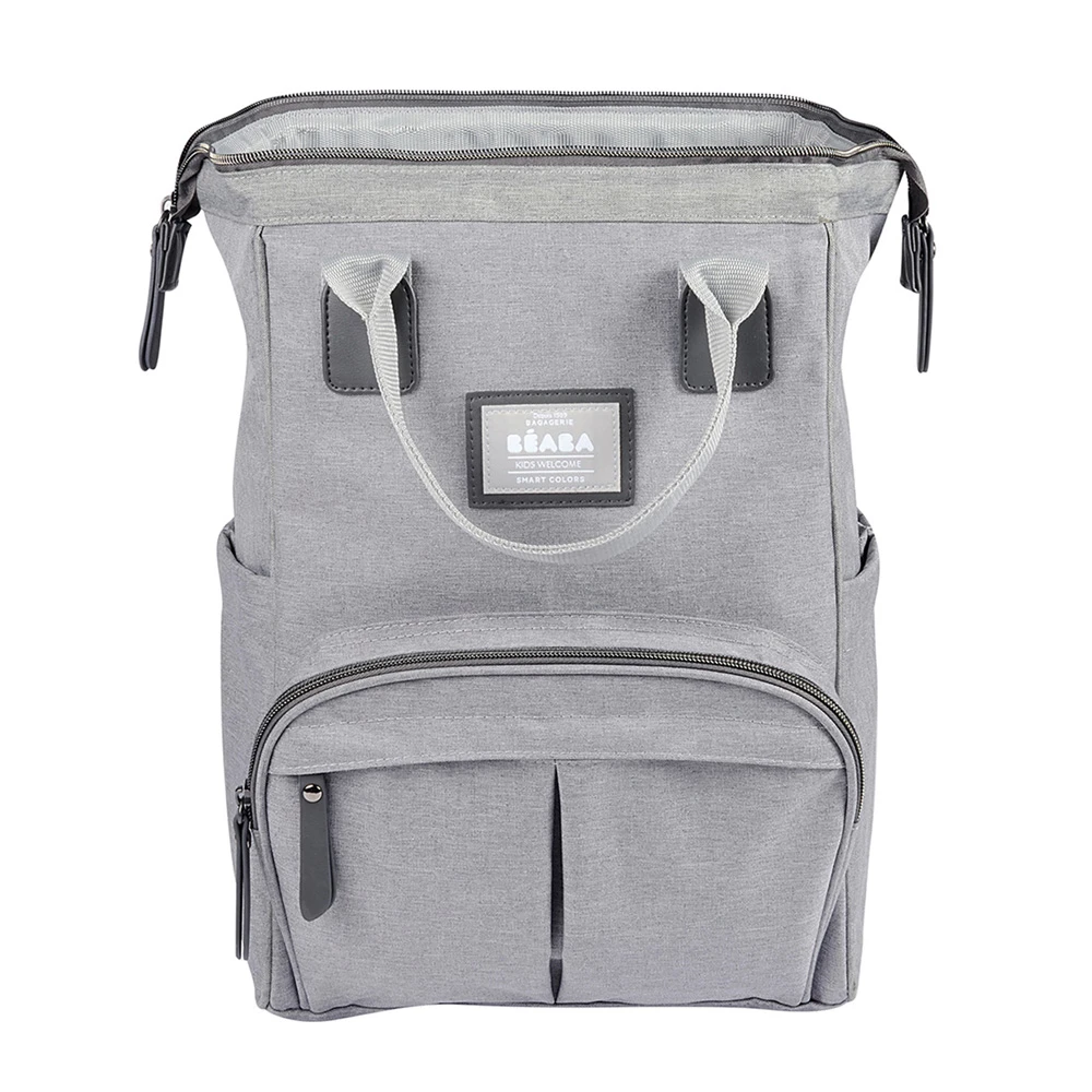 Beaba Sac à Dos à Langer Wellington- Gris Chiné 8 Beaba Sac à Dos à Langer Wellington- Gris Chiné – Image 8