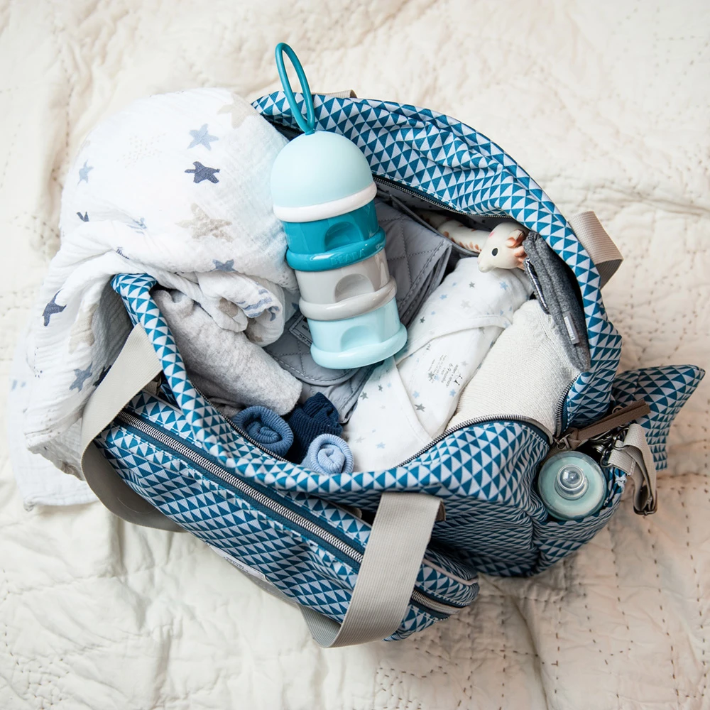 Beaba Sac à Langer Genève 2 Play Print Blue 8 Beaba Sac à Langer Genève 2 Play Print Blue – Image 8