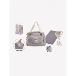 Beaba Sac à Langer Genève 2 Playprint Gris -Allobébé bb045240212 3