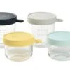 Beaba Coffret 4 Portions Verre (150ml Yellow / 150ml Light Blue / 250ml Dark Blue / 250ml Light Mist)