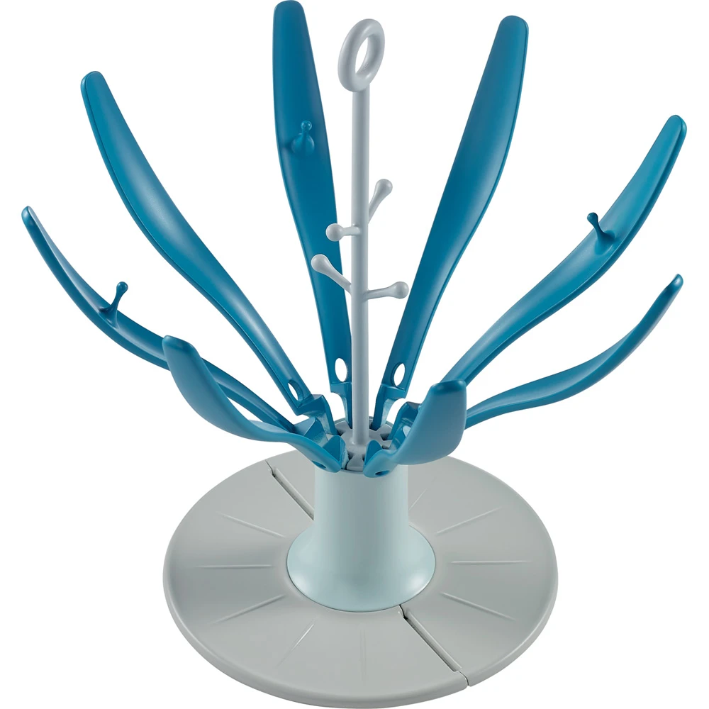 Beaba Sèche Biberon Pliable Flower Blue 1 Beaba Sèche Biberon Pliable Flower Blue