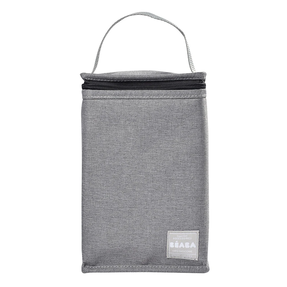 Beaba Pochette Repas Isotherme Gris Chiné 2 Beaba Pochette Repas Isotherme Gris Chiné – Image 2