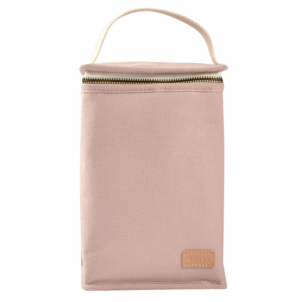 Beaba Pochette Repas Isotherme Canvas Rose Poudré 5 Beaba Pochette Repas Isotherme Canvas Rose Poudré – Image 5
