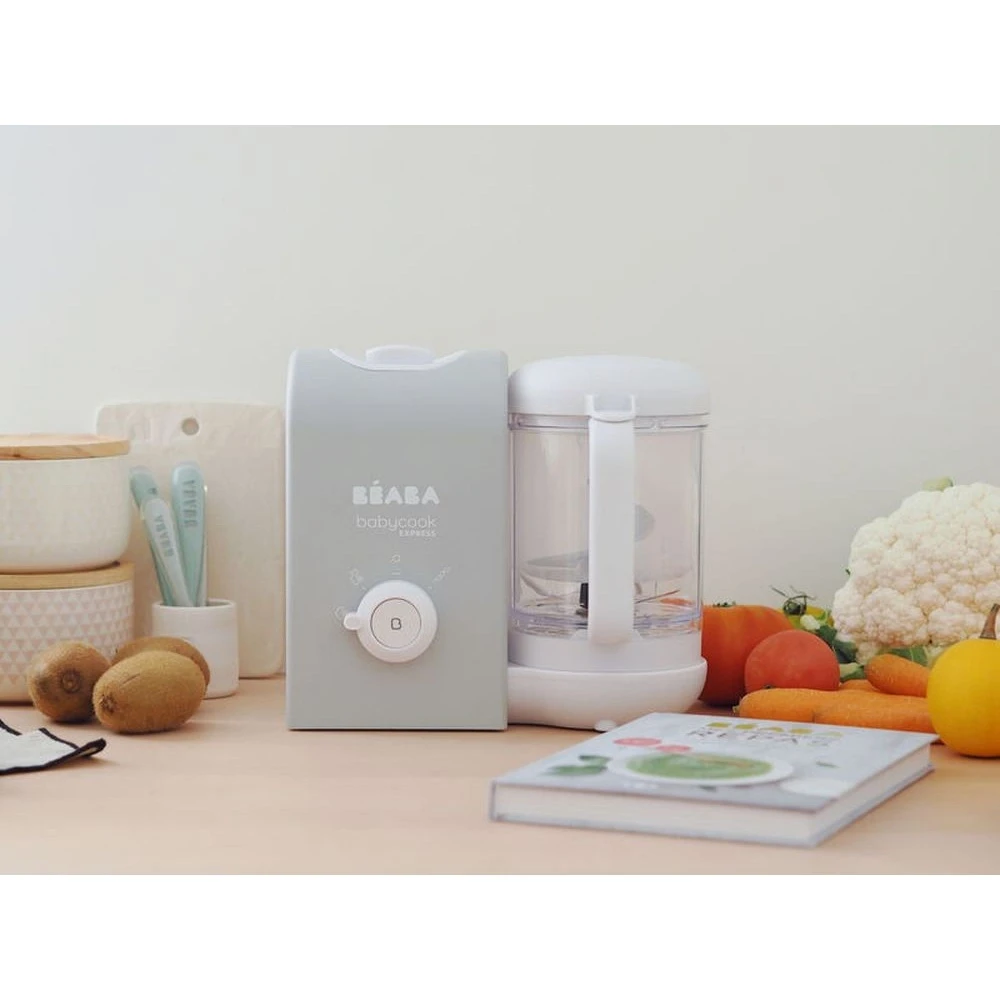 Beaba Robot Babycook Express 4-en-1 éco Conçu Gris Velours 5 Beaba Robot Babycook Express 4-en-1 éco Conçu Gris Velours – Image 5