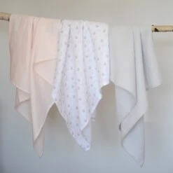 Beaba Lot De 3 Langes 70 X 70 Cm Cygne -Allobébé bb121003436 4