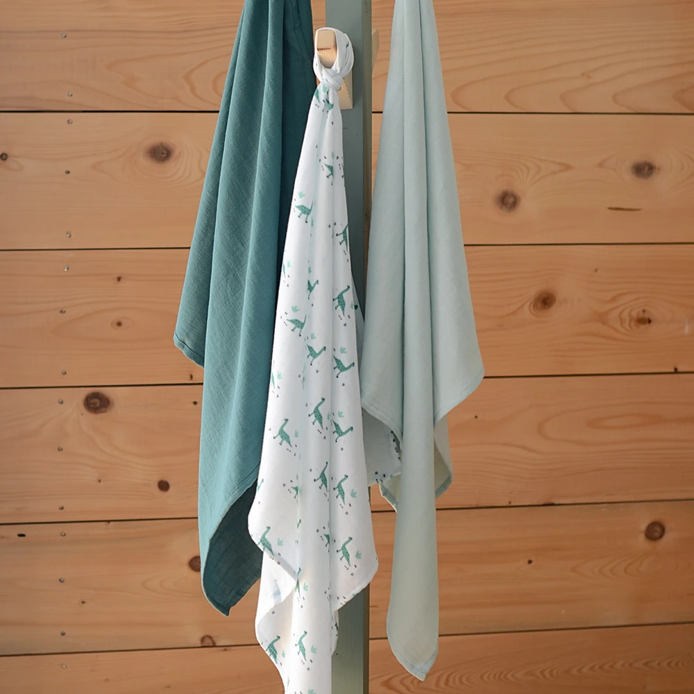 Beaba Lot De 3 Langes 70 X 70 Cm Jurassique 6 Beaba Lot De 3 Langes 70 X 70 Cm Jurassique – Image 6