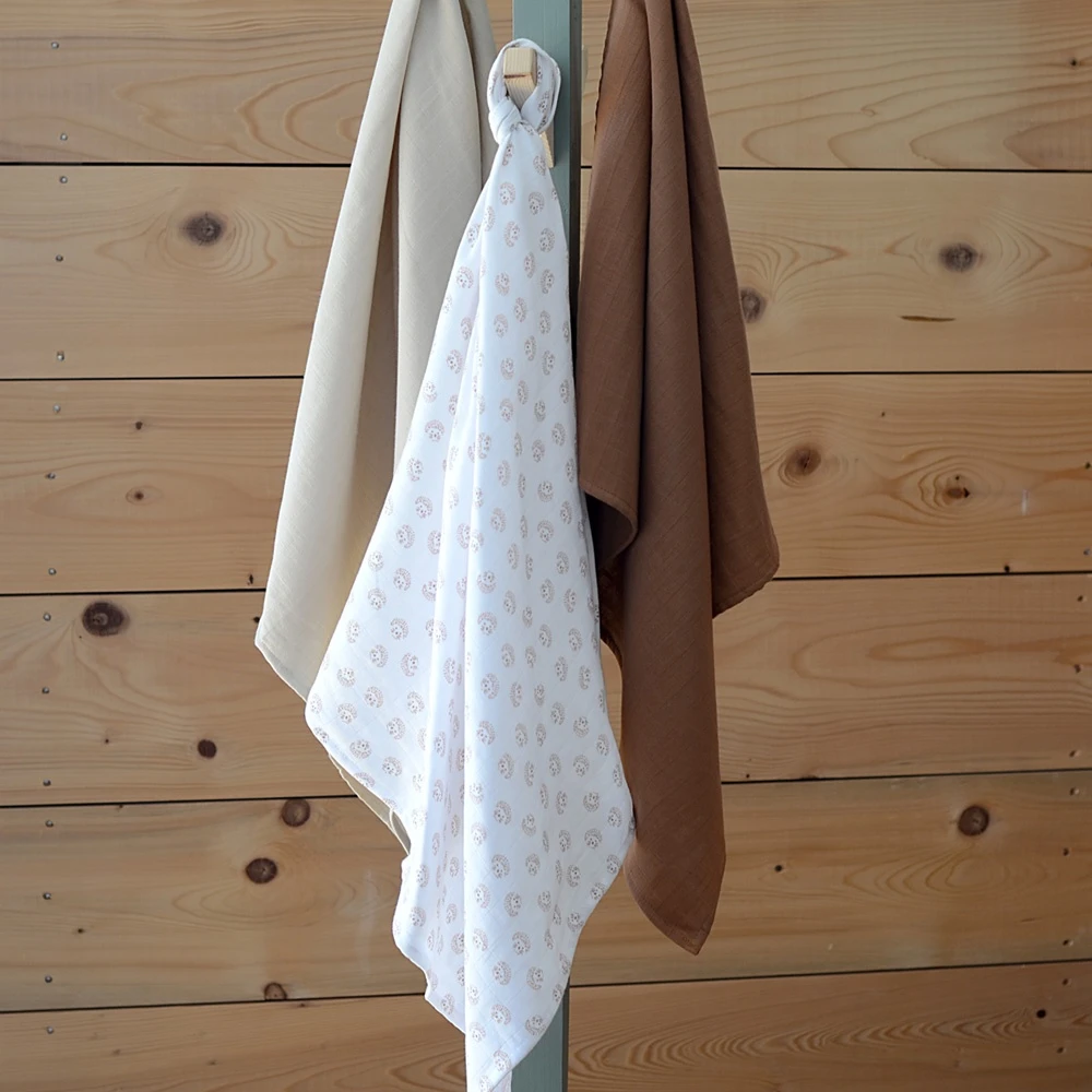 Beaba Lot De 3 Langes 70 X 70 Cm Hérisson 6 Beaba Lot De 3 Langes 70 X 70 Cm Hérisson – Image 6