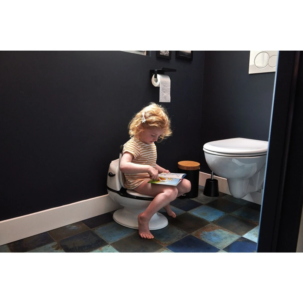 Toilette Miniature Panda Black & White 2 Toilette Miniature Panda Black & White – Image 2