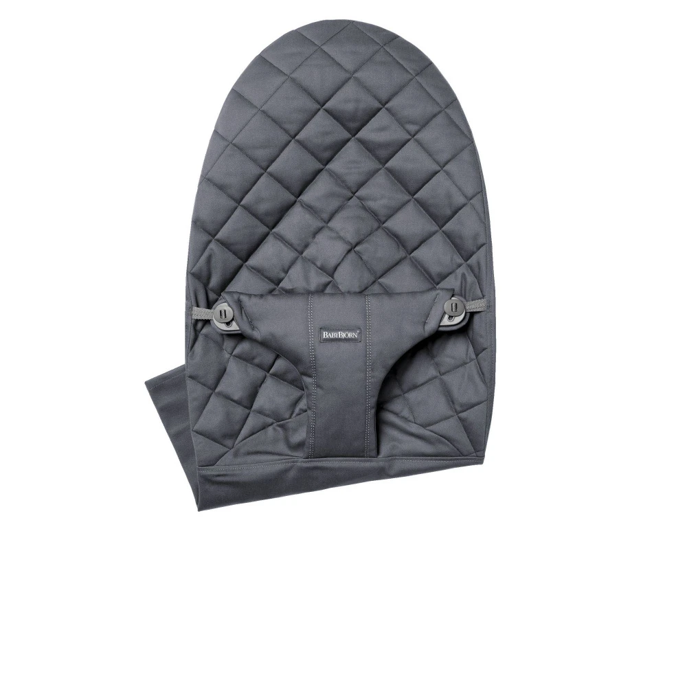 Babybjorn Housse De Transat Bliss Coton Matelassé Classique Anthracite 1 Babybjorn Housse De Transat Bliss Coton Matelassé Classique Anthracite