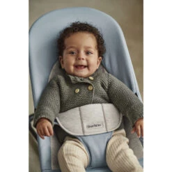 Babybjorn Transat Bébé Balance Soft Coton Et Jersey Bleu Et Gris 7 Babybjorn Transat Bébé Balance Soft Coton Et Jersey Bleu Et Gris -Allobébé bj062350458 2