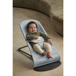 Babybjorn Transat Bébé Balance Soft Coton Et Jersey Bleu Et Gris 9 Babybjorn Transat Bébé Balance Soft Coton Et Jersey Bleu Et Gris -Allobébé bj062350458 4