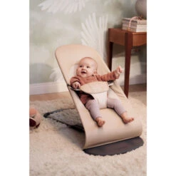 Babybjorn Transat Bébé Balance Coton Beige Et Kaki 5 Babybjorn Transat Bébé Balance Coton Beige Et Kaki -Allobébé bj062351264 2