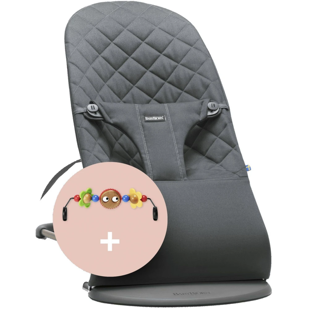 Babybjorn Pack Transat Bliss Coton Anthracite + Arche De Jeux Yeux Espiègles 1 Babybjorn Pack Transat Bliss Coton Anthracite + Arche De Jeux Yeux Espiègles