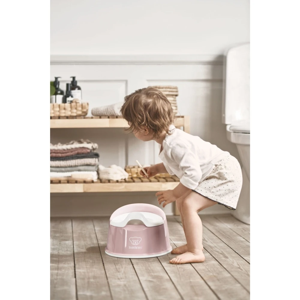 Babybjorn Pot Smart Rose Pastel Et Blanc 2 Babybjorn Pot Smart Rose Pastel Et Blanc – Image 2
