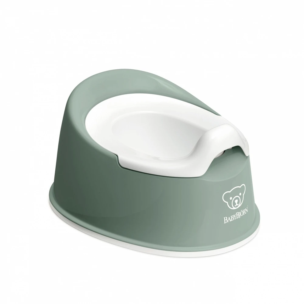 Babybjorn Pot Smart Vert Profond Et Blanc 1 Babybjorn Pot Smart Vert Profond Et Blanc