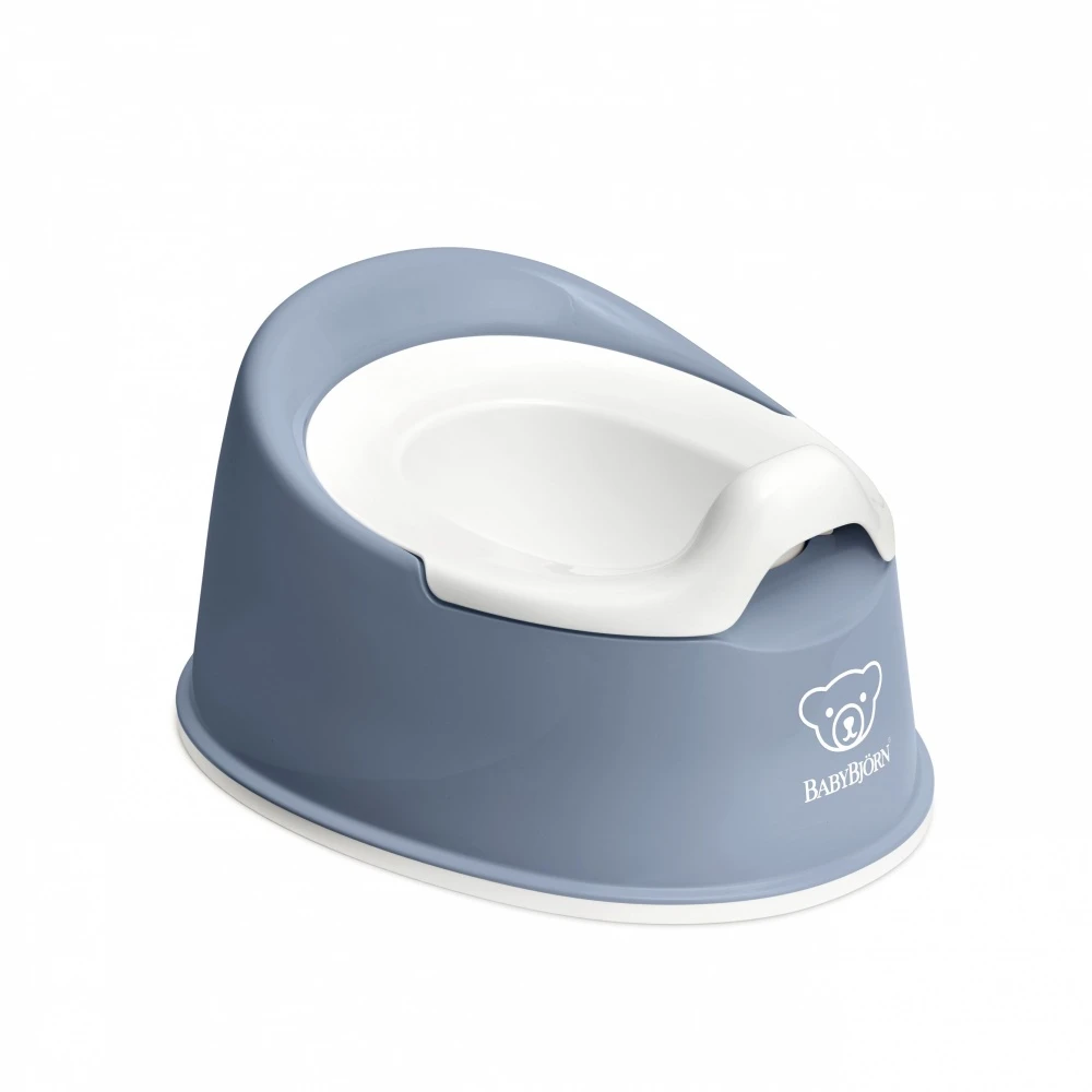 Babybjorn Pot Smart Bleu Profond Et Blanc 1 Babybjorn Pot Smart Bleu Profond Et Blanc
