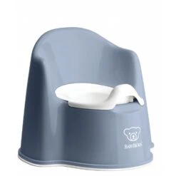 Babybjorn Pot Fauteuil Bleu Profond Et Blanc