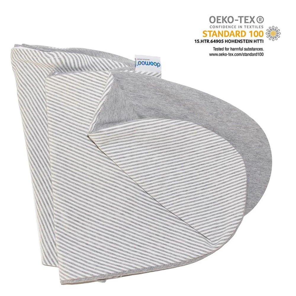 BabyMoov Housse De Coussin D'allaitement Doomoo Classic Grey 1 BabyMoov Housse De Coussin D'allaitement Doomoo Classic Grey