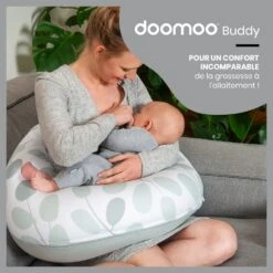 BabyMoov Coussin De Maternité Doomoo Buddy Leaves Aquagreen 10 BabyMoov Coussin De Maternité Doomoo Buddy Leaves Aquagreen -Allobébé bm020178663 2