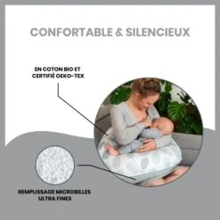BabyMoov Coussin De Maternité Doomoo Buddy Leaves Aquagreen 13 BabyMoov Coussin De Maternité Doomoo Buddy Leaves Aquagreen -Allobébé bm020178663 5