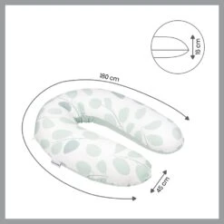 BabyMoov Coussin De Maternité Doomoo Buddy Leaves Aquagreen 15 BabyMoov Coussin De Maternité Doomoo Buddy Leaves Aquagreen -Allobébé bm020178663 7