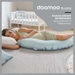 BabyMoov Coussin De Maternité Doomoo Buddy Cloudy Kaki 9 BabyMoov Coussin De Maternité Doomoo Buddy Cloudy Kaki -Allobébé bm020178687 2