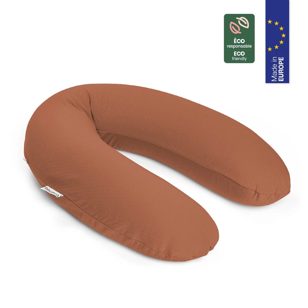 BabyMoov Coussin De Maternité Doomoo Tetra Terracotta 2 BabyMoov Coussin De Maternité Doomoo Tetra Terracotta – Image 2