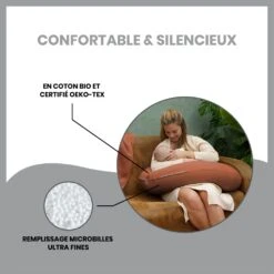 BabyMoov Coussin De Maternité Doomoo Tetra Terracotta 14 BabyMoov Coussin De Maternité Doomoo Tetra Terracotta -Allobébé bm020178694 6