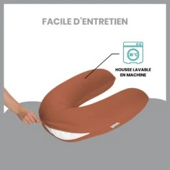 BabyMoov Coussin De Maternité Doomoo Tetra Terracotta 15 BabyMoov Coussin De Maternité Doomoo Tetra Terracotta -Allobébé bm020178694 7