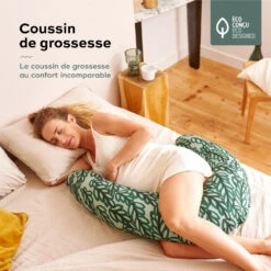 BabyMoov Coussin D'allaitement B.love Vert Végétal -Allobébé bm020179684 2