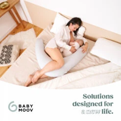 BabyMoov Coussin D'allaitement B.love Gris Minéral 15 BabyMoov Coussin D'allaitement B.love Gris Minéral -Allobébé bm020179691 7