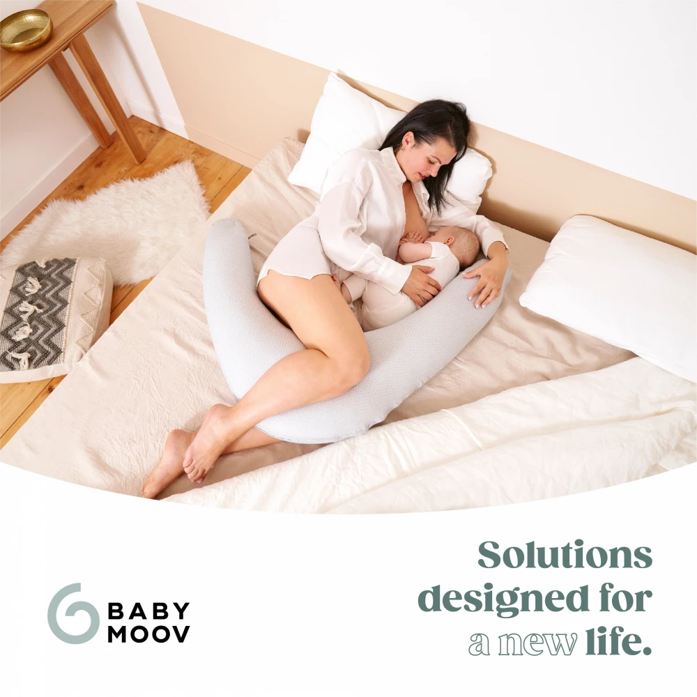 BabyMoov Coussin D'allaitement B.love Gris Minéral 8 BabyMoov Coussin D'allaitement B.love Gris Minéral – Image 8